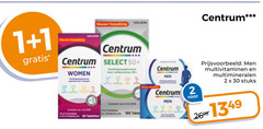  1 2 10 30 select 50 women men multivitaminen stuks table 