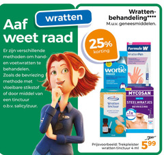  4 25 wratten methoden behandelen bevriezing methode vloeibare stikstof middel tinctuur salicylzuur geneesmiddelen formule freeze wrattenpen mycosan 1x trekpleister ml 