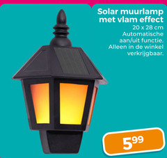  solarlamp 20 28 solar muurlamp vlam effect cm automatische functie 