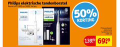  philips electrische tandenborstel 50 elektrische series sonicare superior removal and white generation technology for healthier smile x2 wit 