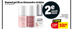  2 depend gel iq starterkit alessandro colour uv pretty ballerina paris new led technology steps sparkle darling beauty sweden halve stuks 