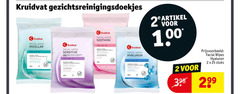  2 25 kruidvat gezichtsreinigingsdoekjes facial wipes face sensitive lip keyboard re soothing eye mace up artikel stuks 
