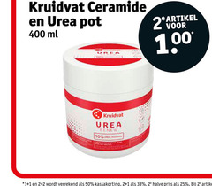  1 2 10 25 33 50 400 kruidvat ceramide pot ml artikel 2e halve 