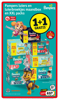  1 2 3 5 25 33 50 99 100 160 350 360 pampers luiers luierbroekjes xxl online pack fit night pants trockene mos verzending patrol premium protection baby dry 5x comfort komfort ultra schutz limited edition 3x nappy stop protect spin master all rights reserved paw l maat stuks luier 2e halve artikel combinatie 