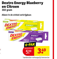  1 6 dextro energy blueberry citroen pack cad fast vitamin pak 5.99 