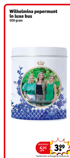  500 wilhelmina pepermunt luxe bus 5.99 