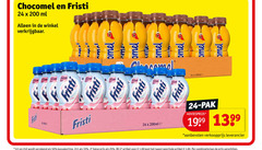  fristi chocomel drinkyoghurt chocolademelk 1 2 24 25 33 50 200 ml 200ml calcium mol pak 2e halve artikel combinatie 
