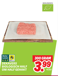  gemengd gehakt 300 biologisch beter leven dekavers 3.99 