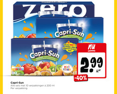  10 19 200 vitamines biotine 100mb multivitamines capri sun kunstmatige smaak kleurstoffen conserveermiddelen enkel verkocht pack multi vitamin x11 ml 