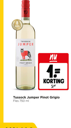  1 8 750 hamersma socket jumper pinot grigio tussock fles ml 