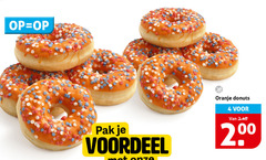 4 200 pak voordeel oranje donuts 