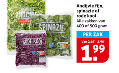  spinazie rode kool andijvie 400 500 nutri score fijn zakken zak 