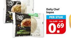  100 daily chef gestoomde bapao groente stuk 