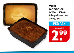  cake 350 verse roomboter pakken pak 