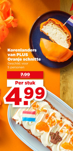  5 korenlanders oranje schnitte personen stuk 