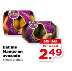  avocado mango 2 am schaal stuks 