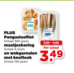  pangasius haring 4 150 350 pangasiusfilet schaal maatjesharing stuks wokgarnalen knoflook 