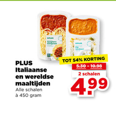  2 450 spaghetti bolognese italiaanse wereldse maaltijden schalen kip tandoori 