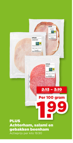  slagersachterham beenham salami 100 gebakken achterham actieprijs kilo 