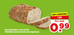  brood 50 korenlanders kleintje bruin meergranen stuk 