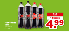  first choice cola 4 flessen 1 5 liter zero sugar regular 