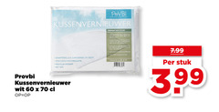  60 kussenvernieuwer formaat cm gewatteerd comfortabel zacht vochtregulatie wasbaar rits wit oude bed stuk 3.99 
