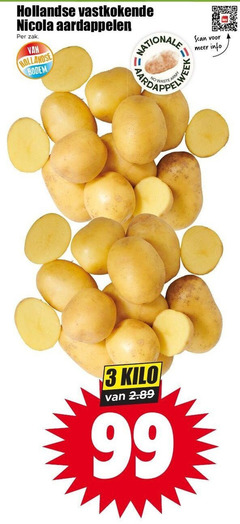 aardappelen 3 99 hollandse vastkokende nicola zak bodem waste scan info kilo 