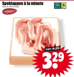  speklapjes 4 speklappen la naturel pak stuks vleeschmeesters beter leven 