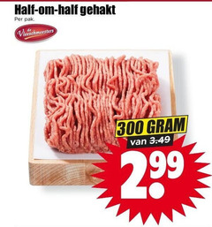  gemengd gehakt 300 pak vleeschmeesters 