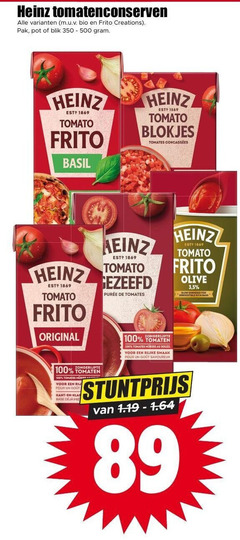  100 350 500 1369 heinz tomatenconserven bio frito creations pak pot blik tomato basil original zongerijpte tomaten tomates rij pour bout kant base blokjes gezeefd soleil rijke olive 3 5 for irresistible 