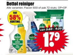  dettol allesreiniger 100 500 reiniger flacon pak stuks pack 10x 17 