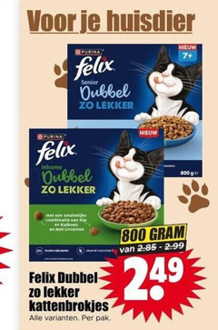  felix kattenvoer huisdier purina senior dubbel 7 inhome combinatie kip kalkoen groenten contest kattenbrokjes pak ge 