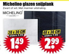  20 30 40 glazen snijplank zwart wit marmer uitstraling since cm elders 3.99 2 99 