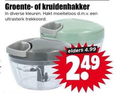 groente kruidenhakker kleuren hakt trekkoord elders 