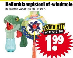  bellenblaas bellenblaaspistool kleuren zoek elders 3.99 