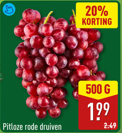  druiven 20 500 pitloze rode 