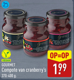  compote 3 go bosbessen aux canneberges zwarte cassis gourmet rode wijn le rouge la 