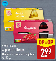  4 stukken lichte stroop nutri score sweet valley pack fruitcups frambozen siroop meerdere 