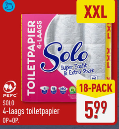  solo toiletpapier 4 18 140 xxl super zacht xl pack hollen 