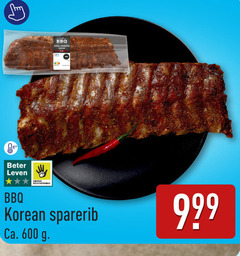  600 beter leven dieren bescherming bbq verse sparerib korean ca. 
