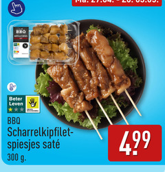  kipspiesjes 300 bbq beter leven dieren bescherming spiesjes 
