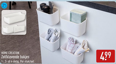  4 home creation zelfklevende bakjes delig stuk 