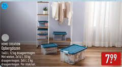  opbergdozen 2 10 12 home creation l draagvermogen wielen stuk 