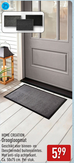  schoonloopmatten home creation droogloopmat binnen beschermde anti slip achterkant ca. cm stuk 