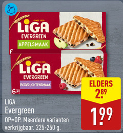  liga fruitbiscuit evergreen appelsmaak bosvruchtensmaak meerdere elders 