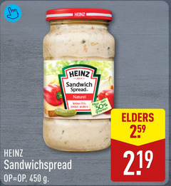  heinz sandwich spread 30 219 450 naturel fris groenten elders 25 sandwichspread 