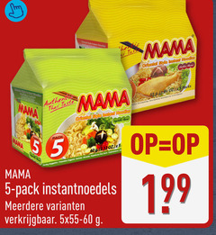 mama noodles 5 55 oral distant thai taste pack oriental style instant meerdere tas 
