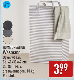  wasmand 10 80 home creation opvouwbaar ca. cm l draagvermogen stuk 