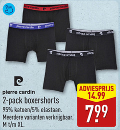  heren boxershorts 2 5 cardin pierre iq pack katoen elastaan meerdere xl 