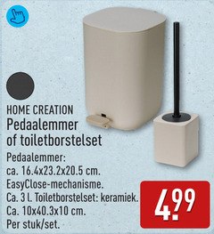  toiletborstel pedaalemmer home creation toiletborstelset ca. cm easyclose mechanisme 3. keramiek stuk 